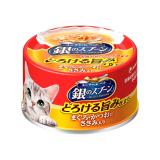 銀のスプーン缶　とろける旨み仕立てまぐろ・かつおにささみ入り７０ｇ