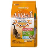 ＡｌｌＷｅｌｌ室内猫用贅沢素材入りフィッシュ味天然小魚とささみフリーズドライ入り７５０ｇ