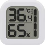 デジタル温湿度計　モルモ　ホワイト