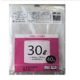 半透明ごみ収集袋３０Ｌ４０枚　ＳＰＦ３０