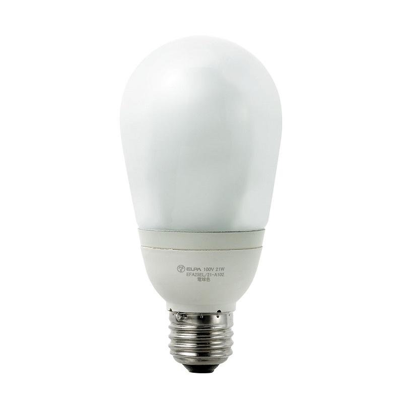 朝日電器 エルパ 電球形蛍光ランプ EFA25ED/21-A101H (電球・蛍光灯 