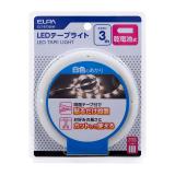 ＥＬＰＡ　ＬＥＤテープライト乾電池３．０ｍＷ色　ＥＬＴ－ＢＴ３００Ｗ