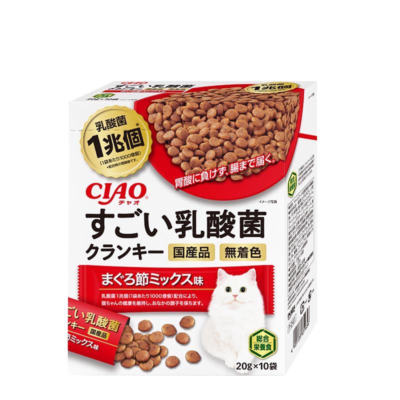 ＣＩＡＯすごい乳酸菌クランキー まぐろ節ミックス味２０ｇ×１０袋 