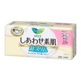 花王　ロリエ　しあわせ素肌　超スリム　多い昼～ふつうの日用２０．５ｃｍ　羽つき　２４個