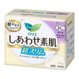 花王　ロリエ　しあわせ素肌　超スリム　特に多い昼用２５ｃｍ　羽つき　１７個