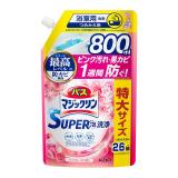 【在庫限り】花王　バスマジックリン　ＳＵＰＥＲ泡洗浄　アロマローズの香り　つめかえ用　８００ｍｌ