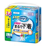 花王　リリーフ　パンツタイプ　まるで下着　２回分　Ｌ　３４枚