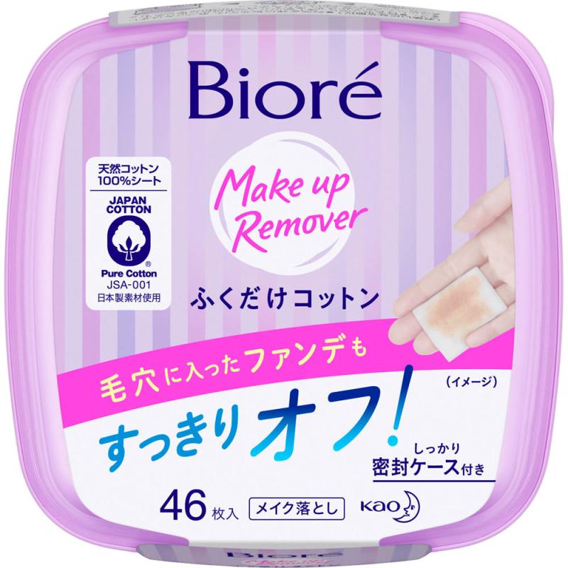 ビオレメイク落としふくだけコットン 本体 ４６枚（１４１ｍＬ