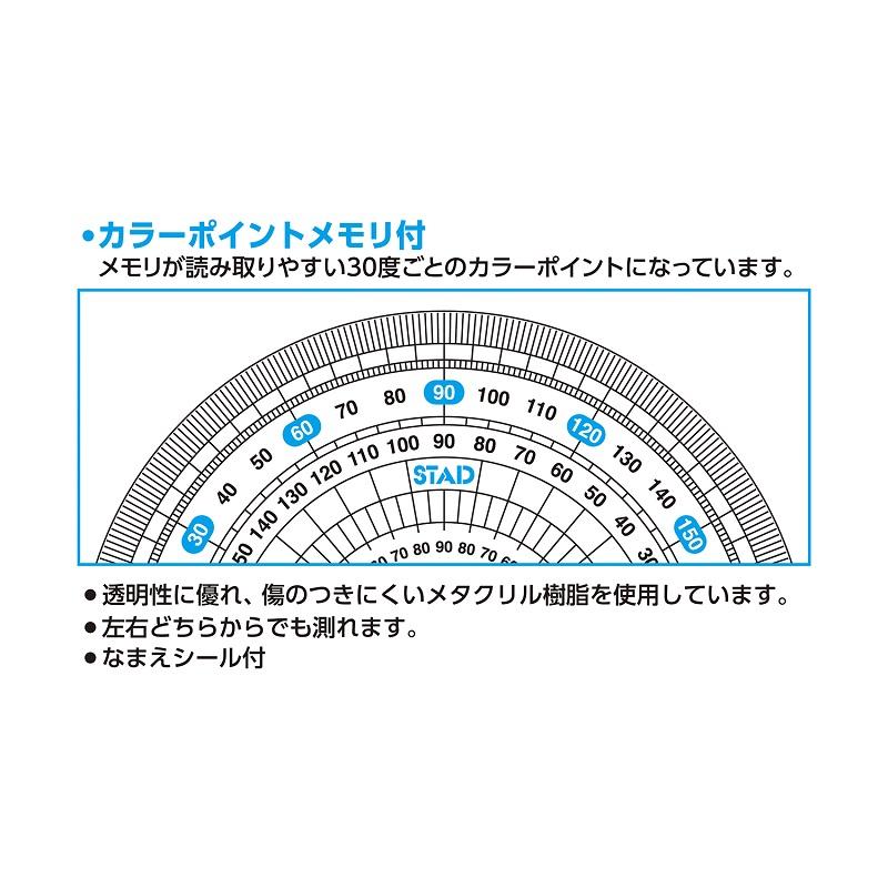 クツワ メタクリル分度器（１２ｃｍ）｜イトーヨーカドー ネット通販