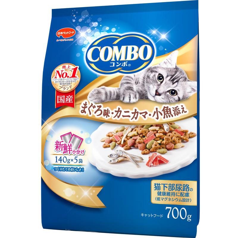 コンボ キャット まぐろ味・カニカマ・小魚添え ７００ｇ