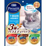 コンボ　プレゼント　キャット　おやつ　下部尿路の健康維持　３種のバラエティパック　９０ｇ