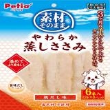 ■　素材そのままやわらか蒸しササミ鶏だし味６本