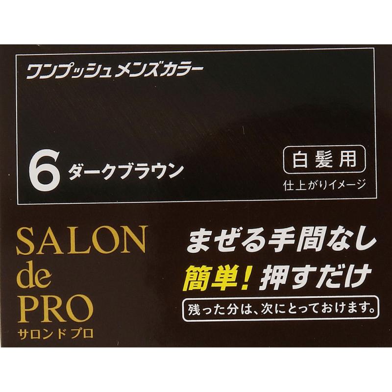 □ ダリヤ サロンドプロ ワンプッシュメンズカラー（白髪用） １個