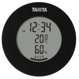 タニタ温湿度計　ブラック