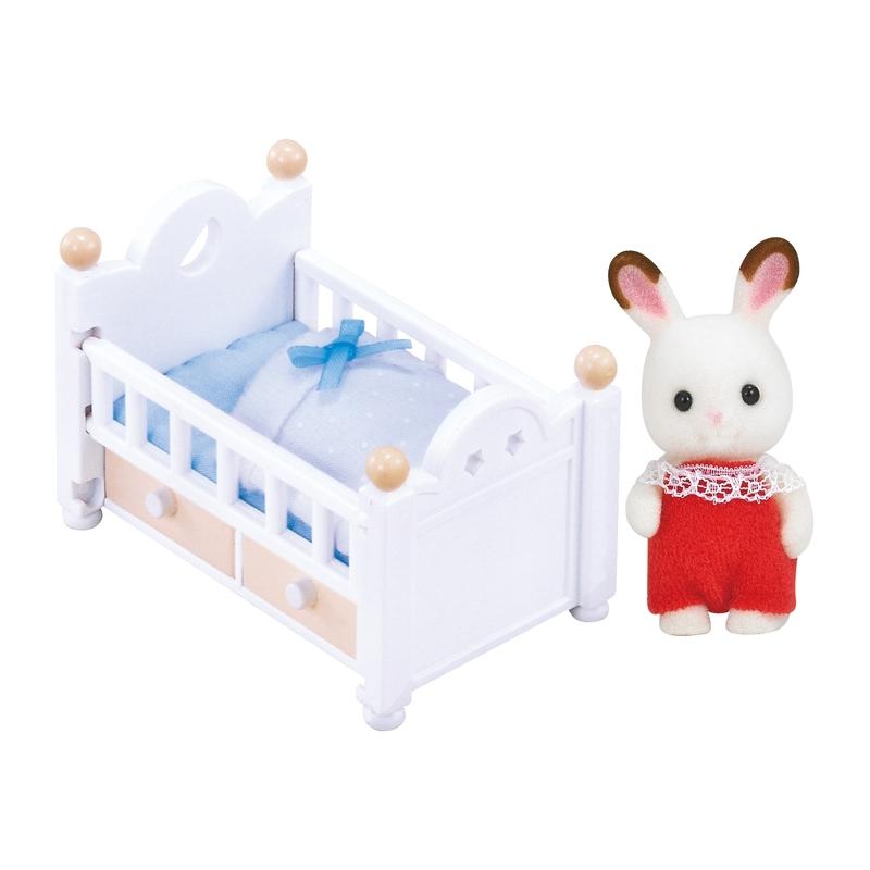 エポック社 シルバニアファミリー ショコラウサギの赤ちゃん家具セット DF-13