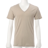 セブンプレミアムライフスタイル ボディクーラー 紳士 綿１００％ 半袖Ｖ首シャツ
