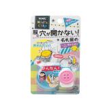 ソニック　キッズクリップ　ボタン　服に穴が開かない名札留め　ピンク