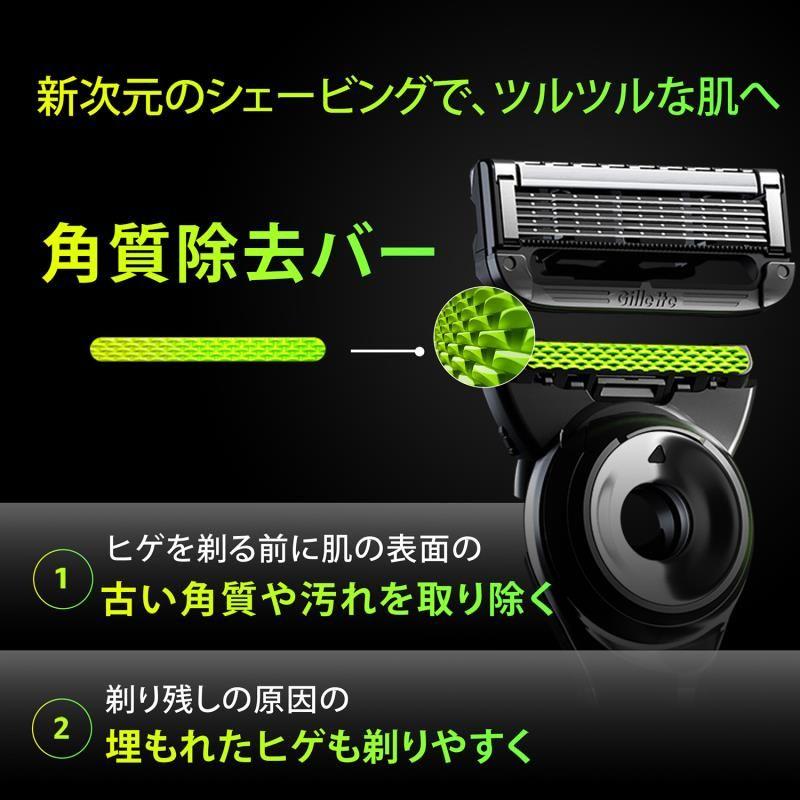 Ｐ＆Ｇジャパン ジレットラボ 角質除去バー搭載ホルダー 替刃３個