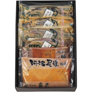 【お中元】京粕漬　魚久京粕漬と豚・鶏肉詰合せＳＢＴー５０