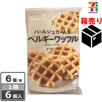 セブンプレミアム　ベルギーワッフル　６個　１ケース６個入り