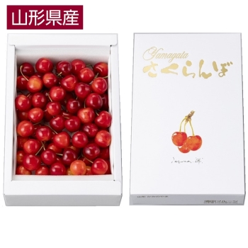 【お中元】「顔が見える果物。」山形県上山市産さくらんぼ（紅秀峰　６００ｇ）