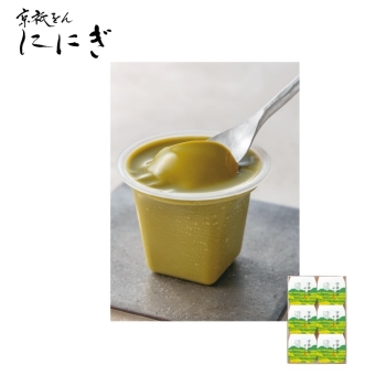 【父の日】京祇をん ににぎ　父の日　宇治抹茶ぷりん６コ入
