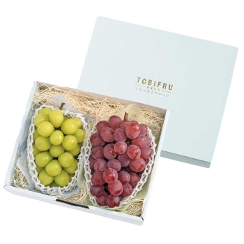 【お歳暮】岡山県産紫苑＆長野県産シャインマスカット詰合せ