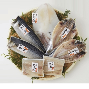 【お歳暮】＜加工地＞佐賀県唐津天日干し干物詰合せ　Ｈ－５