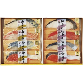 【お中元】三陸吟味旬包漬　西京漬・金華造り切身干し詰合せＴ－３