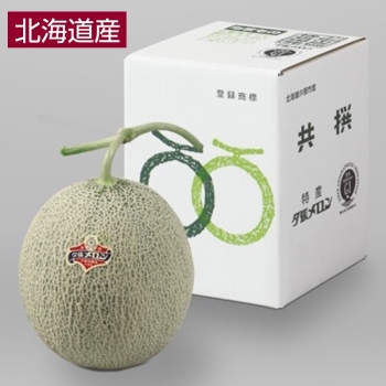 【お中元】北海道産夕張メロン（秀品）１個