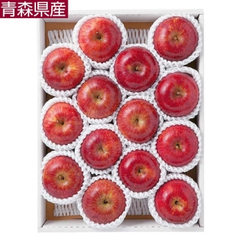 【お歳暮】青森県産　まるかじり・りんご（３ｋｇ）