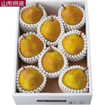 【お歳暮】「顔が見える果物。」山形県上山市産　ラ・フランス（３ｋｇ）