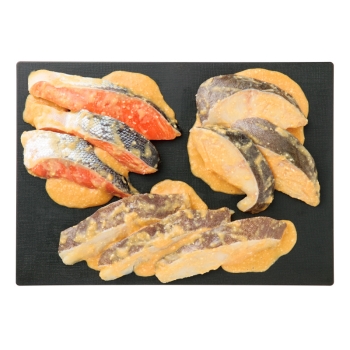 【お歳暮】味噌漬３種９切（銀鱈・銀鮭・からすがれい ）Ｔ－９