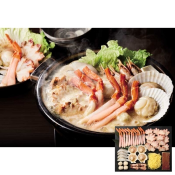 【お歳暮】紅ずわいがに入り海鮮鍋用詰合せ（３～４人前）Ｎ－１