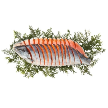 【お歳暮】ＭＥＬ認証銀鮭姿切り（甘塩味）Ｌ－２２