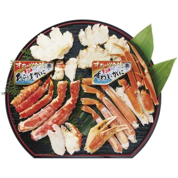 【お中元】ボイルたらばがに・ボイルずわいがに食べ比べ　Ｃ－６