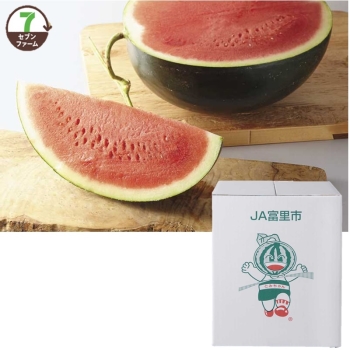 千葉県富里地区産 セブンファーム　富黒すいか（３Ｌ）