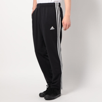 【ブラック１　Ｌサイズのみ】アディダス　メンズ　３ＳＴトラックパンツ