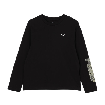 プーマ　レディース　ロゴミックスクロス　長袖Ｔシャツ