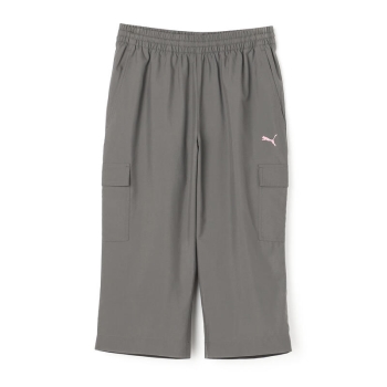 プーマ　レディース　紐付きウーブン３／４パンツ