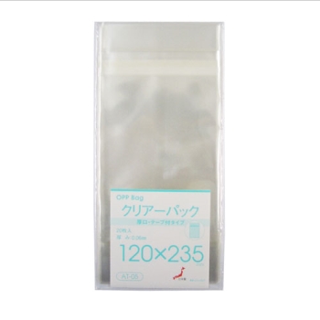 クリアパック 厚口・テープ付 (長3サイズ適用)