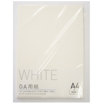 ＯＡ用紙　１００枚　ホワイト