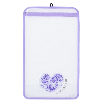 ランクチュールカバー（ガーリーハート）　パープル