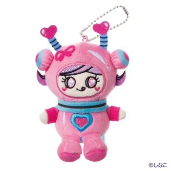 しなコズミック ぬいぐるみキーホルダー（ピンク）