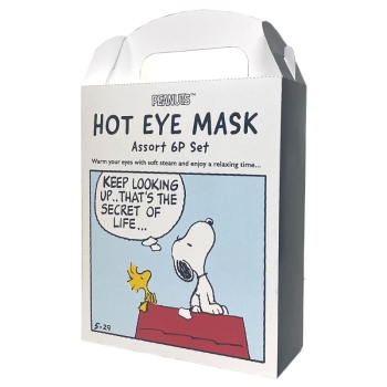 ピーナッツ　ホットアイマスク　ルックアップ　６枚