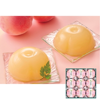 【お中元】白桃ピューレ使用　岡山清水白桃ゼリー　ＰＣＨ－３０Ｐ