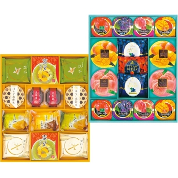 【お中元】京竹風庵　和洋菓子ギフト（２段詰）　ＷＹ－６０Ｐ