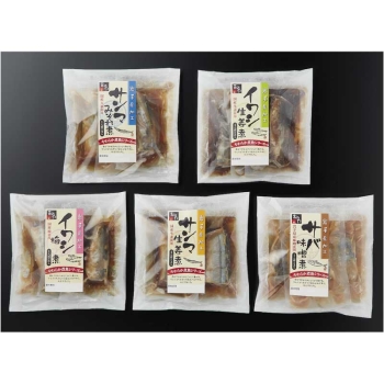 【お中元】岩手県釜石「三陸おのや」　やわらか煮魚（５種１５食）　Ｂ－２