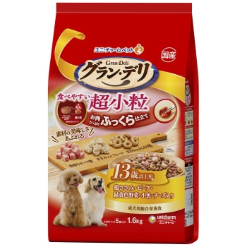 グラン・デリ　１３歳以上　超小粒　１．６ｋｇ　お肉たっぷりふっくら仕立て