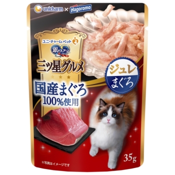 三ツ星グルメパウチ国産まぐろ１００％使用ジュレまぐろ３５ｇ